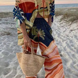 Nádia | Conjunto Tropical Padrão Palmas