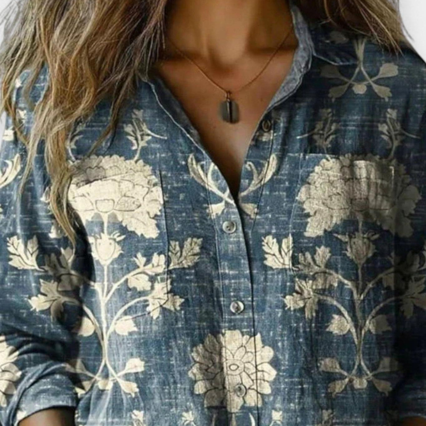 Mille | Blusa vintage com padrão