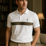 Niels™ | Polo Stribet Savanna