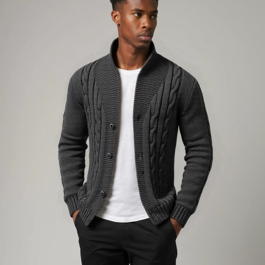 Noah™ | Cardigan Elegante para Homens