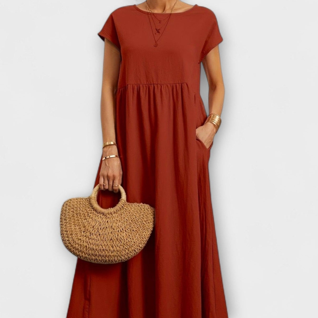 Paula | Vestido de Verão com Bolsos