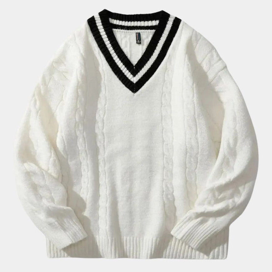 Poul™ | Malha com Decote em V