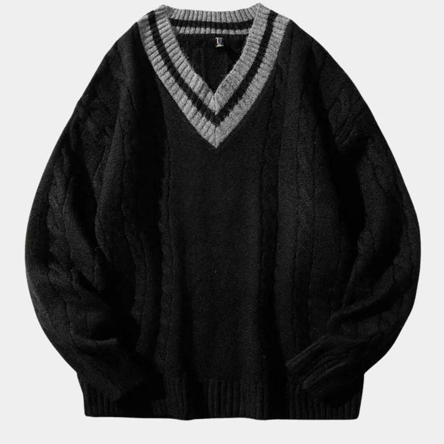 Poul™ | Malha com Decote em V