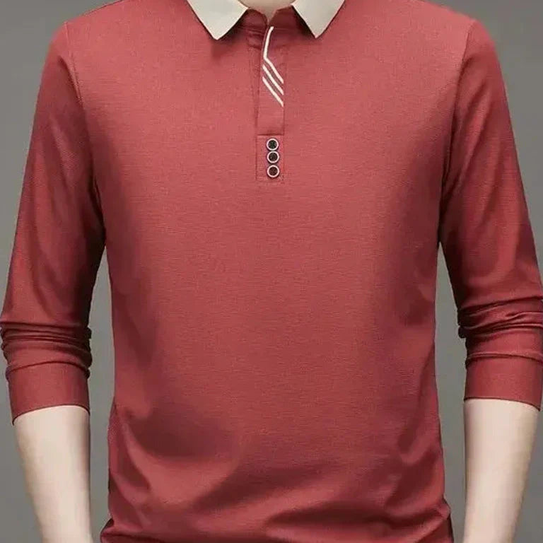 René™ | Polo Elegante de Manga Longa