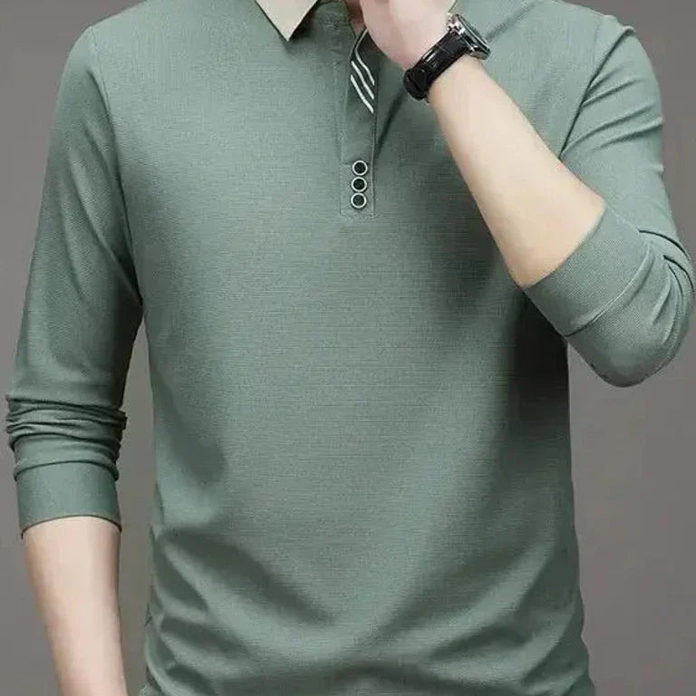 René™ | Polo Elegante de Manga Longa