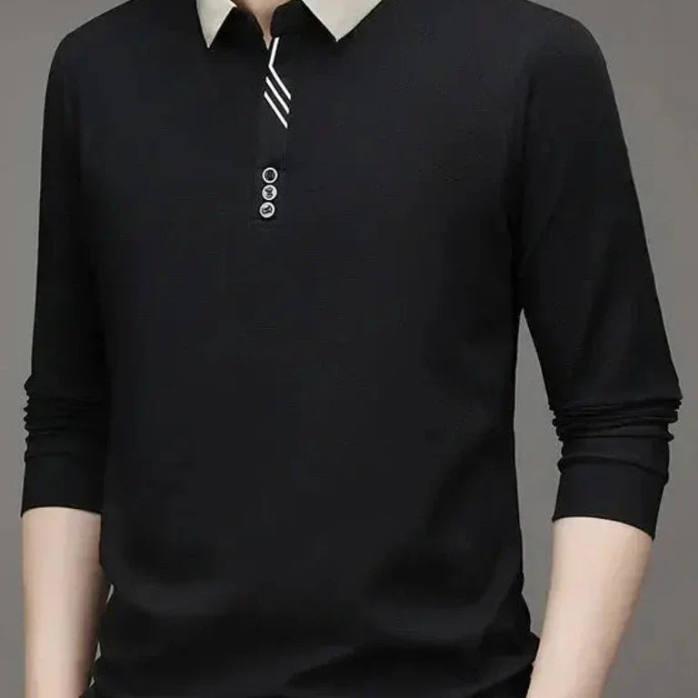René™ | Polo Elegante de Manga Longa