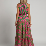 Gabriela - Vestido Midi com Alças Drapejadas