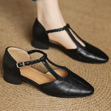 Mary Janes Clássicas Fivela Lateral Mulher | Elegantes Primavera