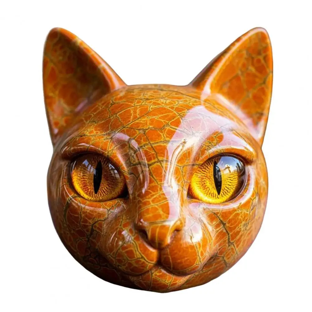Lâmpada Gato Preto Decorativa Escultura Luxo