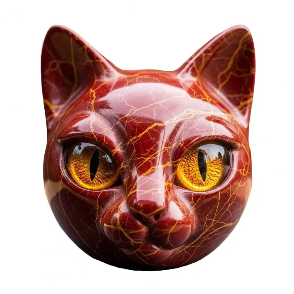 Lâmpada Gato Preto Decorativa Escultura Luxo