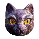 Lâmpada Gato Preto Decorativa Escultura Luxo