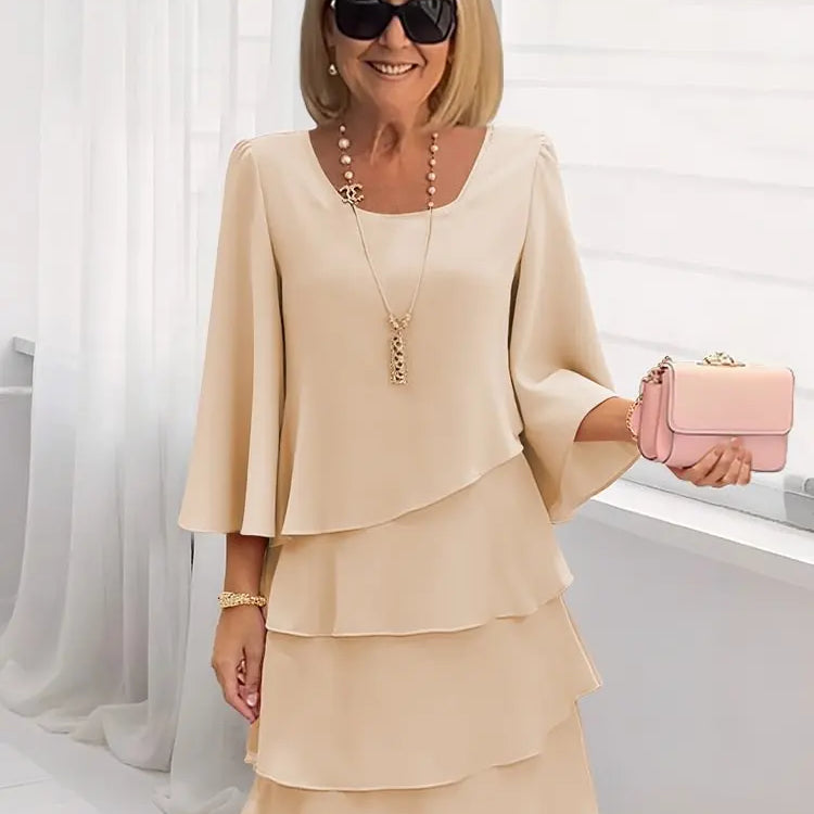 Catarina - Vestido Elegante e Confortável com Renda