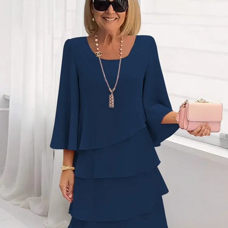 Catarina - Vestido Elegante e Confortável com Renda