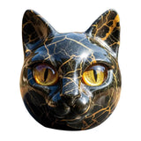 Lâmpada Gato Preto Decorativa Escultura Luxo