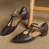 Mary Janes Clássicas Fivela Lateral Mulher | Elegantes Primavera