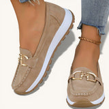 Elisa - Mocassins com Fivela Plana