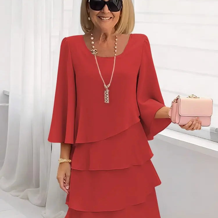 Catarina - Vestido Elegante e Confortável com Renda