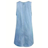 Sofia - Vestido de Ganga Relaxado