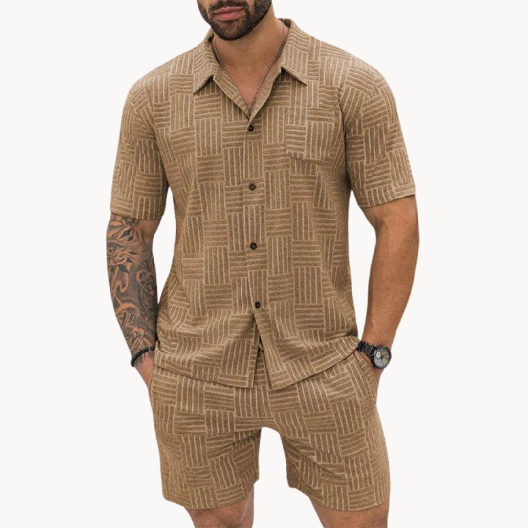 Conjunto de Camisa e Calções - Retro