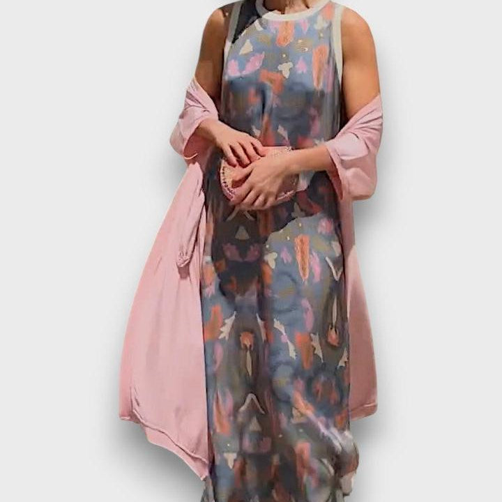 Sara | Vestido Longo Estampado Floral