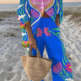Salomé | Conjunto Estilo Francês Azul