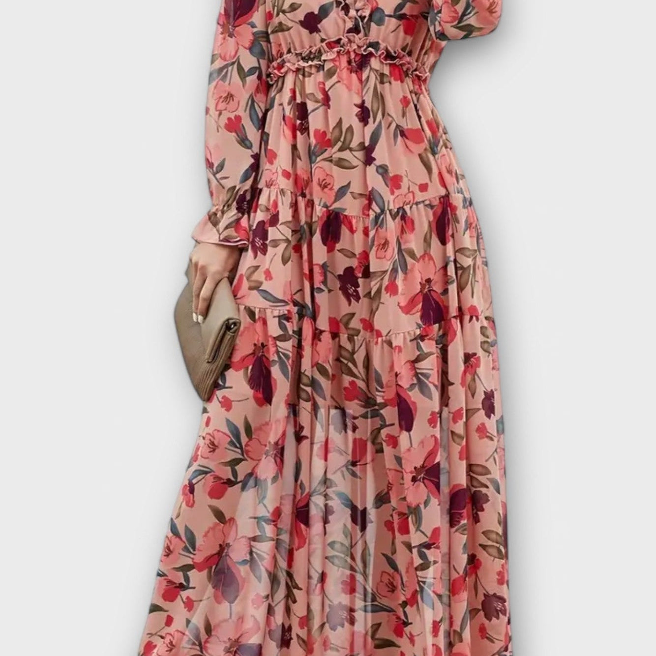 Sónia | Maxi Vestido Floral de Verão