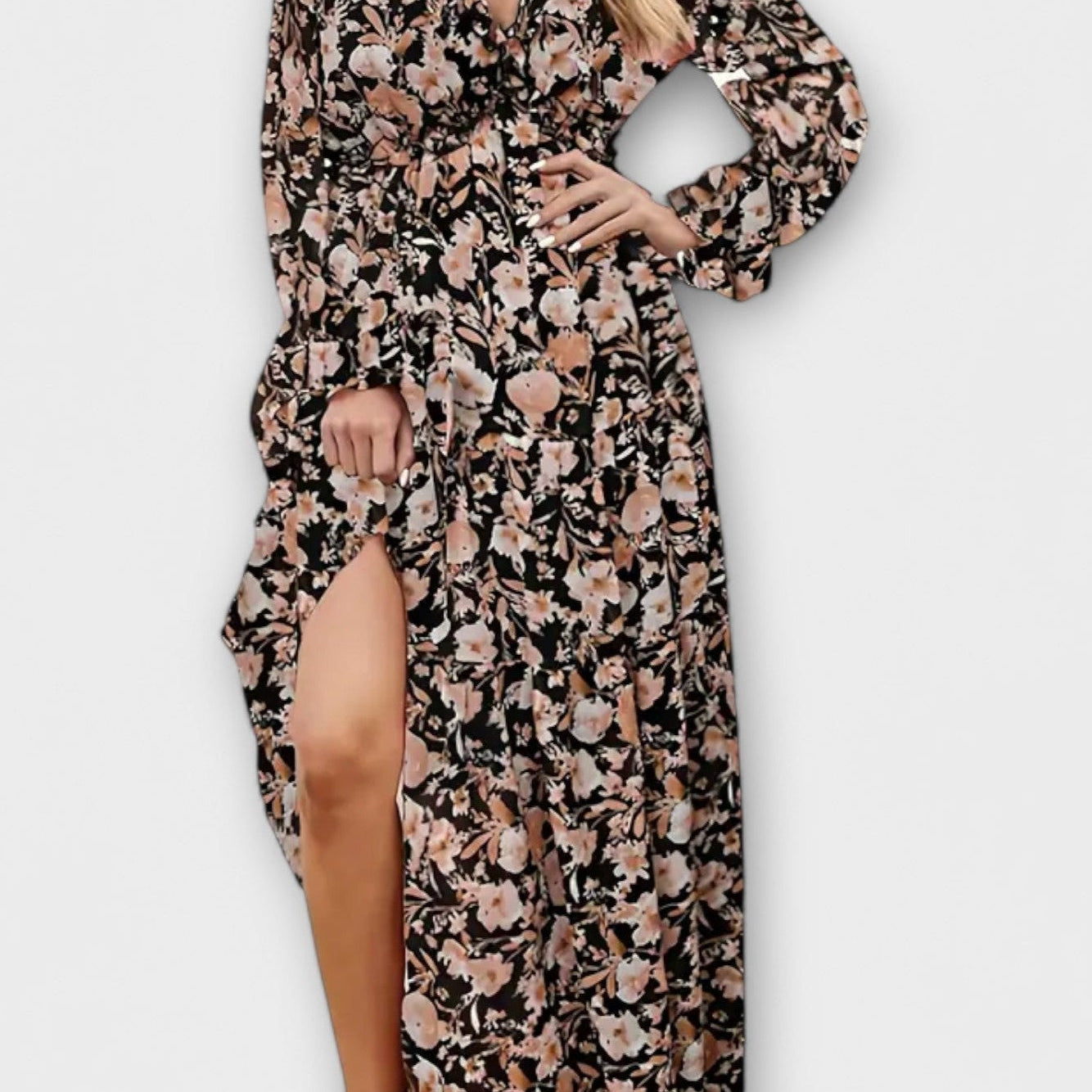 Sónia | Maxi Vestido Floral de Verão