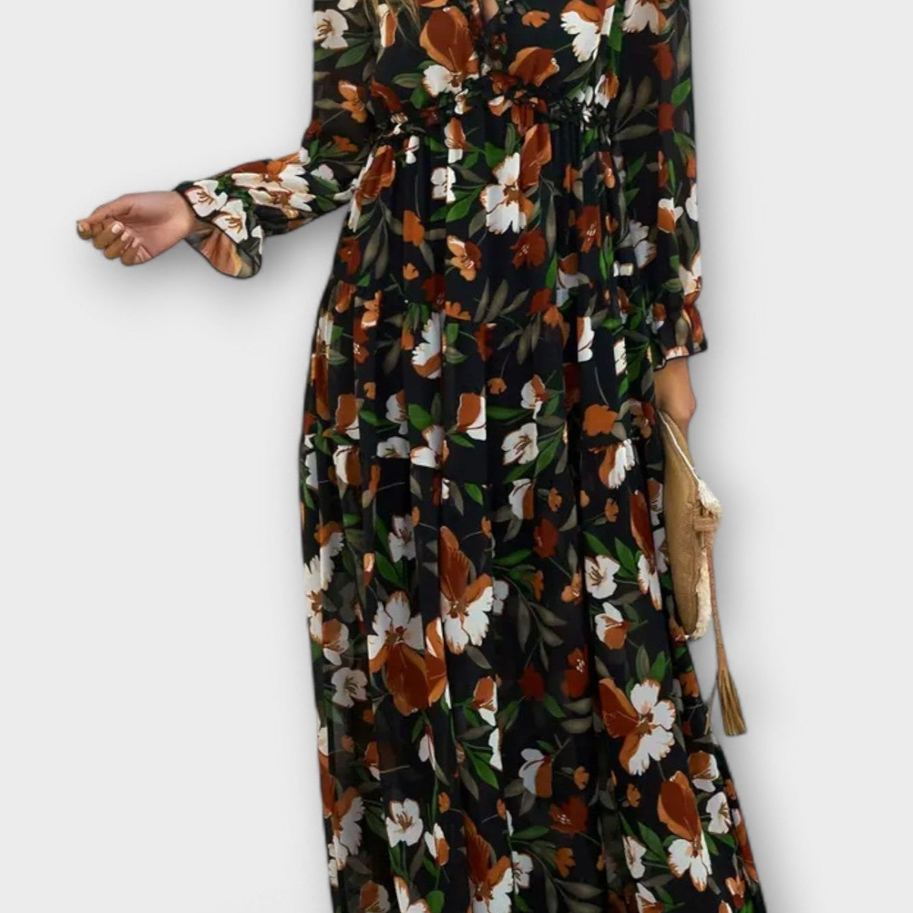 Sónia | Maxi Vestido Floral de Verão