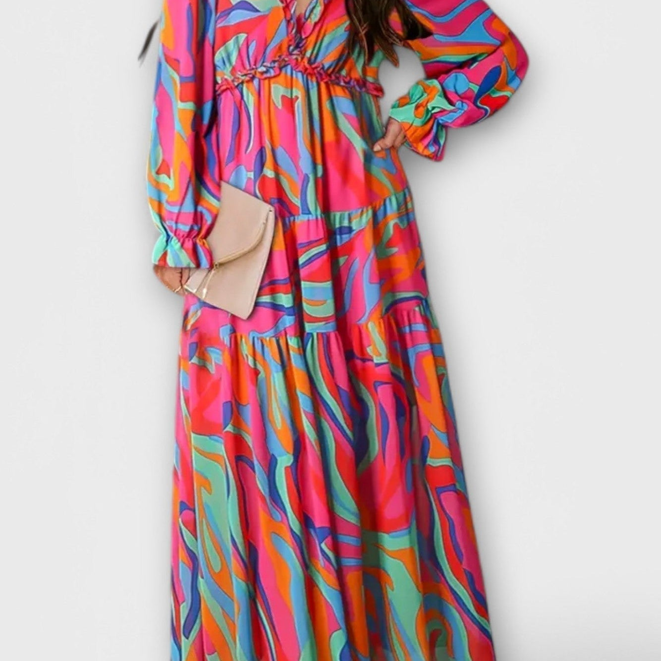 Sónia | Maxi Vestido Floral de Verão