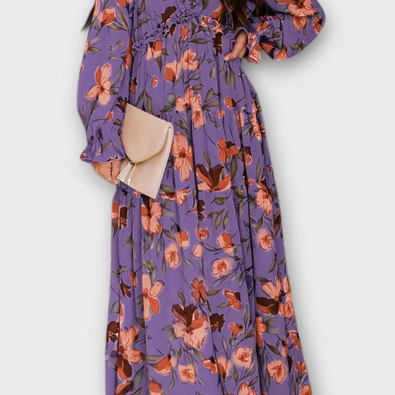 Sónia | Maxi Vestido Floral de Verão