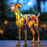 Lâmpada Whippet Decorativa Vidro Fosco