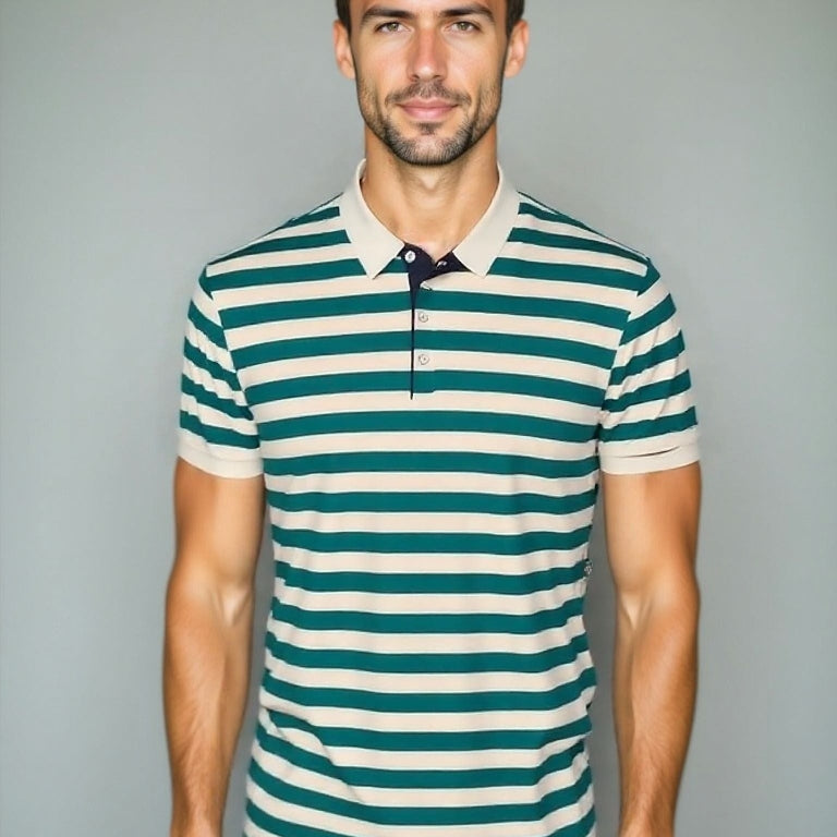 Sten™ | Polo de Verão Listrada