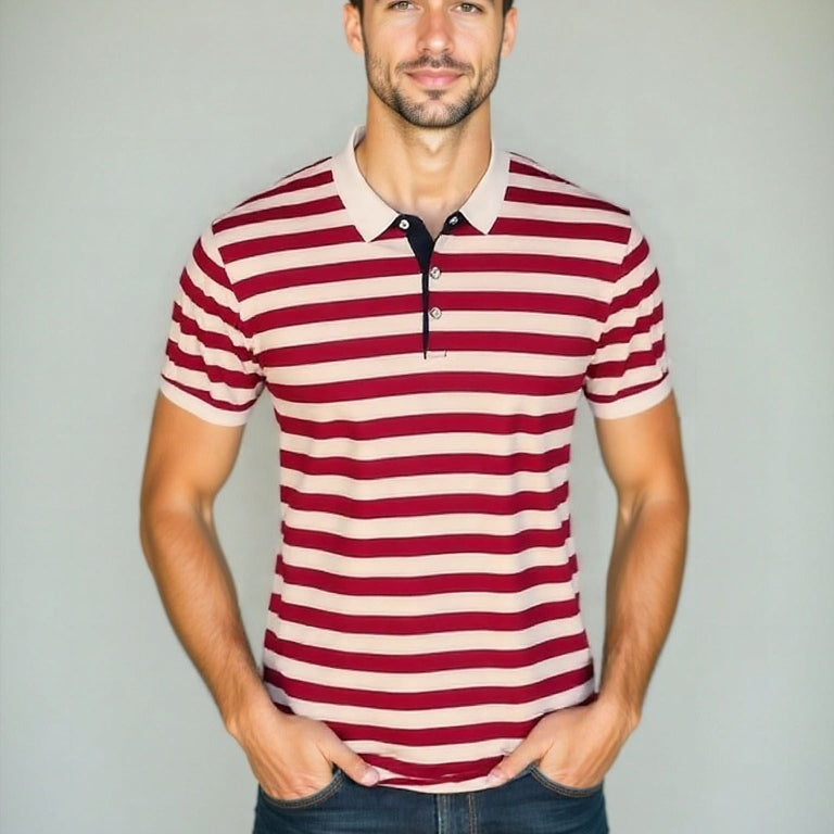 Sten™ | Polo de Verão Listrada