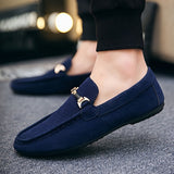 Mocassins de Negócio em Camurça