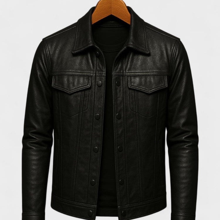 Ulrik™ | Jaqueta de Moto em Couro Premium