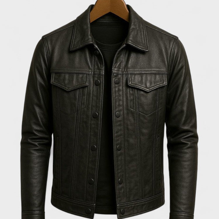Ulrik™ | Jaqueta de Moto em Couro Premium