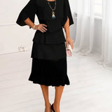 Patrícia - Vestido Elegante e Confortável com Renda