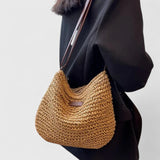 Catarina - Bolsa Elegante de Palha