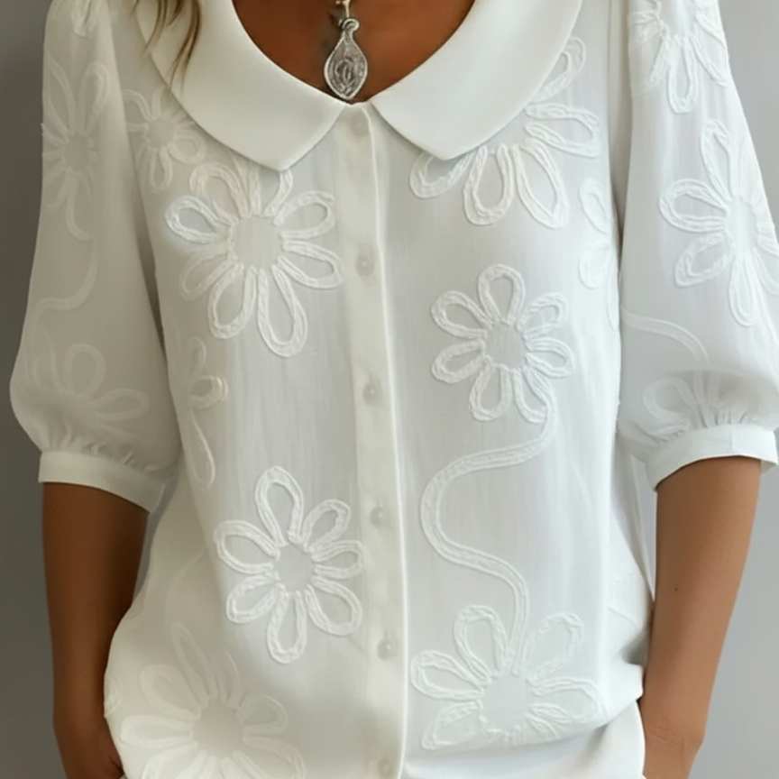 Zélia - Blusa Fresca Floral