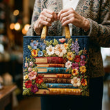 Mala Artesanal - Floral e Livros