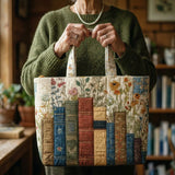 Mala Artesanal - Livros e Flores Matelassé