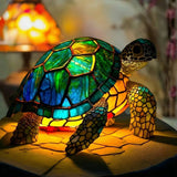 Lâmpada Decorativa Vitral Esmeralda Artesanal