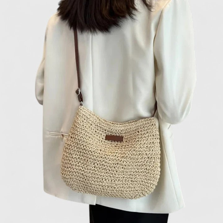 Catarina - Bolsa Elegante de Palha